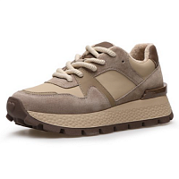 Кроссовки женские, цвет БЕЖЕВЫЙ, PM437_01_03_CB