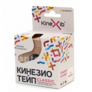 Кинезио Тейп Kinexib Classic (5м*5см) бежевый