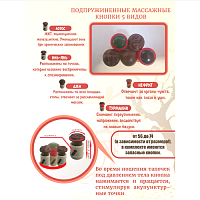 Массажер рефлекторный для стоп в виде тапочек