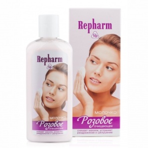Молочко для лица очищающее Розовое 150г