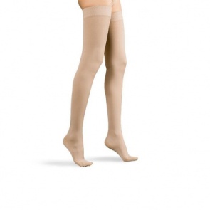 Чулки компрессионные женские Ofa Classic, 1 класс компрессии, для широкого бедра, с закрытым носком