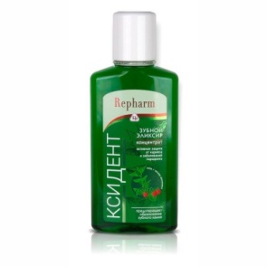 Зубной эликсир Ксидент земляника+мята 250 мл