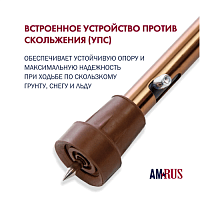 Трость для ходьбы с устройством против скольжения