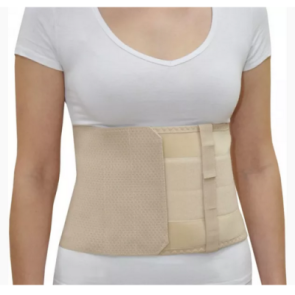 Бандаж грыжевый на брюшную стенку 20см, черный Крейт