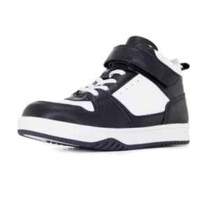 Кроссовки ортопедические сигнальный черный с белым