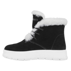 Ботинки зимние дымчато-черные