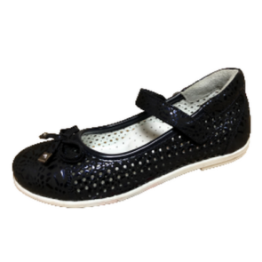 Туфли для девочек, темно-синие