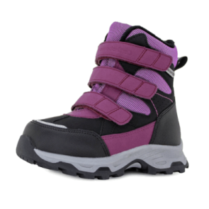 Полусапожки виноградный с черным